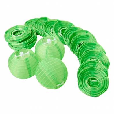 3.5" Paper Lantern (Green) (20pcs)