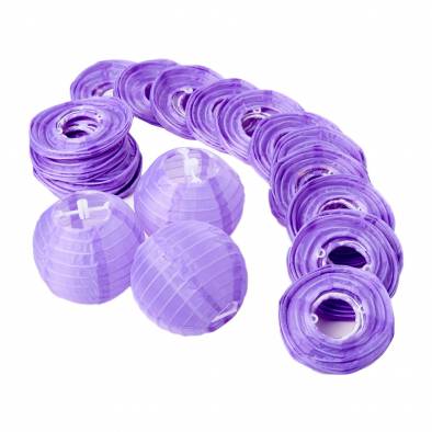 3.5" Paper Lantern (Purple) (20pcs)