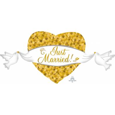Just Married A30859 Foil Balloon