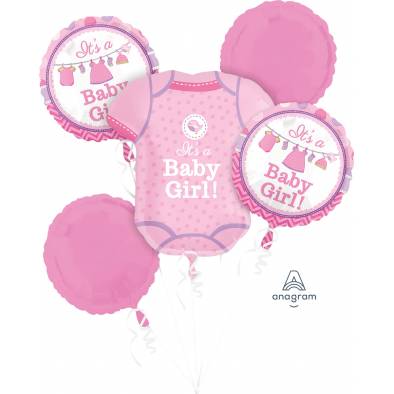 P75 It's a Baby Girl A30913 Bouquet Foil Balloon