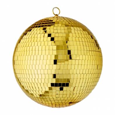 20cm Disco Ball (Gold)