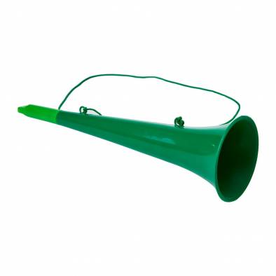 30cm Plastic Horn (Green)