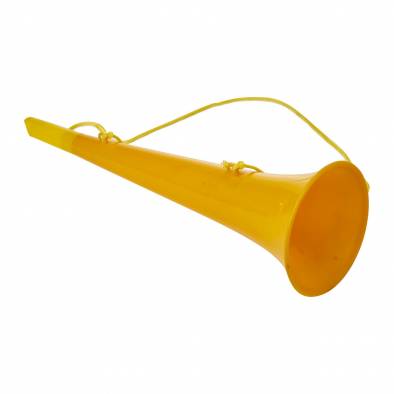 30cm Plastic Horn (Yellow)