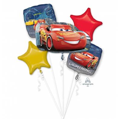 P75 Cars A35367 Bouquet Foil Balloon