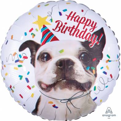 S40 Dog Birthday A35399 Foil Balloon