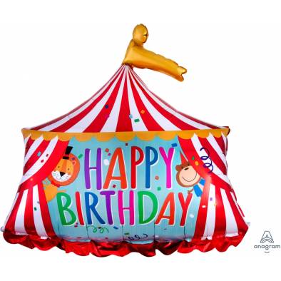 P35 Circus Birthday A35659 Foil Balloon
