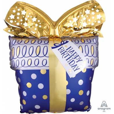 P38 Gift Birthday A35660 Foil Balloon
