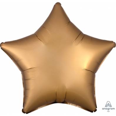 Star Satin Luxe Gold Sateen A3680402 Foil Balloon