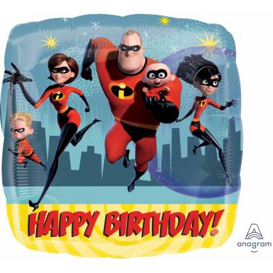 S60 Incredibles 2 A37131 Foil Balloon