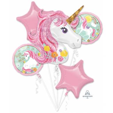 Unicorn A37274 Bouquet Foil Balloon