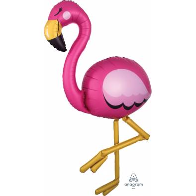 P93 68inch Flamingo A39077 Airwalkers Foil Balloon