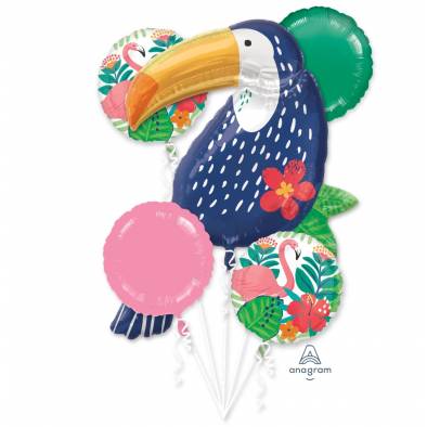 Tropical Jungle A39685 Bouquet Foil Balloon