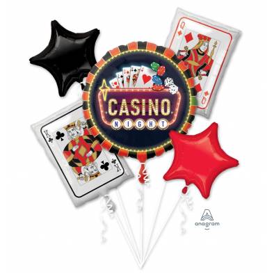 Casino A39707 Bouquet Foil Balloon