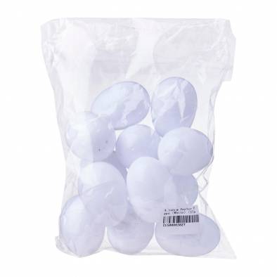 4.5cm x 6cm Easter Eggs (White) (12pcs)