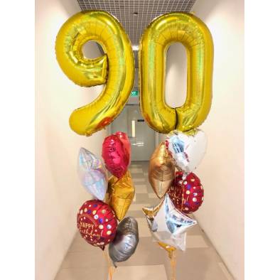 40" Alphabet Foil Balloon (Gold)