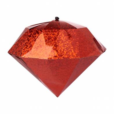 40cm Shiny Paper Diamond (Red)