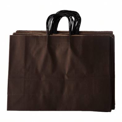 42x31x13cm Kraft Paper Bag (Black)