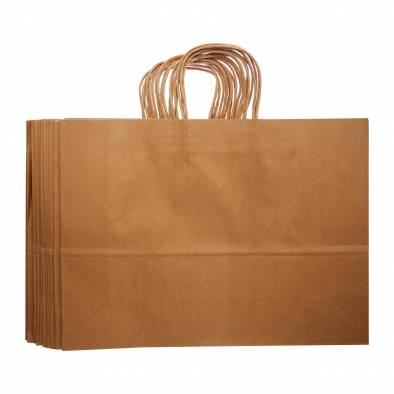 42x31x13cm Kraft Paper Bag (Brown)