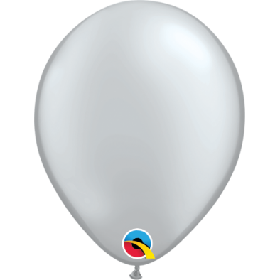 5inch Q43603 Round Latex Balloons (Silver) (100pcs)