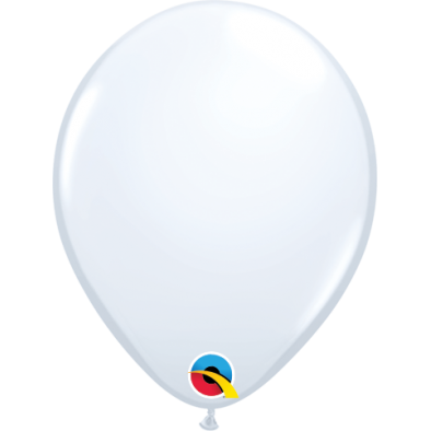 5inch Q43607 Round Latex Balloons (White) (100pcs)