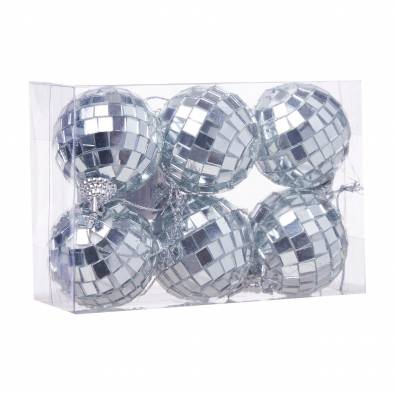 4cm Mirror Balls (6pcs)