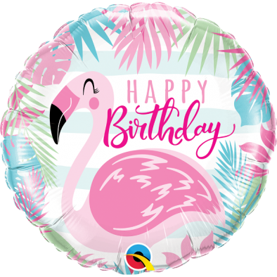 Flamingo Birthday Q57274 Foil Balloon
