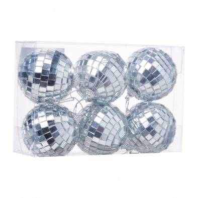 6cm Miror Balls (6pcs)