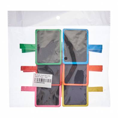 6.1cm x 4.3cm Blackboard Pegs (6pcs)