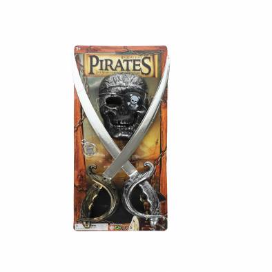 Pirates Silver Mask Set