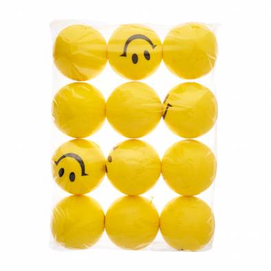 6cm Smiley Stress Balls (Yellow) (12pcs)