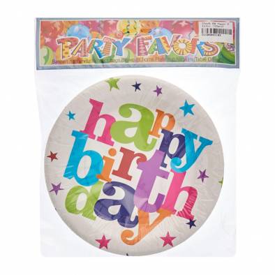 Happy Birthday Paper Plates