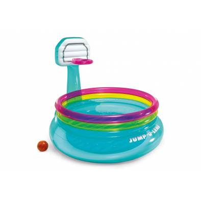 Intex 77x71x60inch Inflatable Shoot n Bounce Pool 48265NP