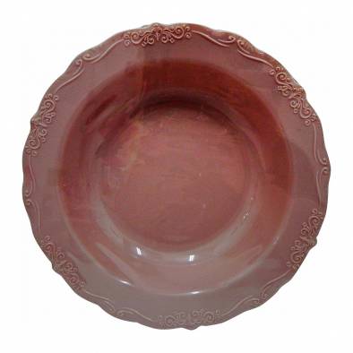 Embossed Vintage Bowl (Pink)