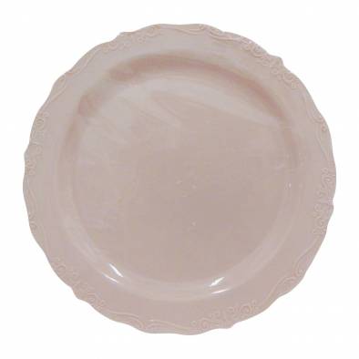 Embossed Vintage Plates (Pink)