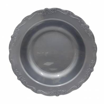 Embossed Vintage Bowl (Black)