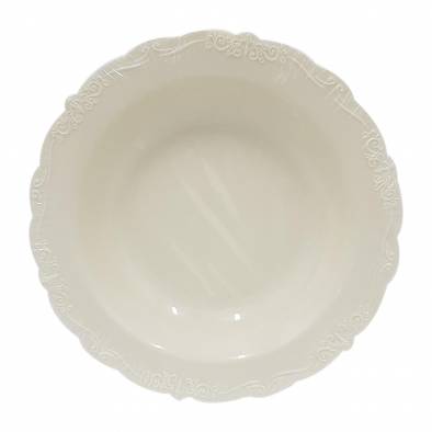 Embossed Vintage Bowl (Cream)