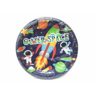 7inch Outer Space Paper Plates (8pcs)