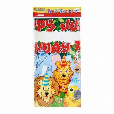 88x58cm Jungle Happy Birthday Banner
