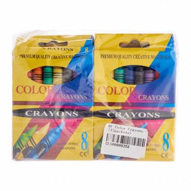 8P Color Crayons (12packets)