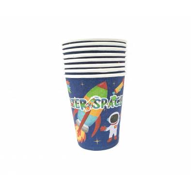 8oz Outer Space Paper Cups (8pcs)