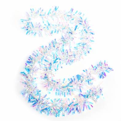 9cm Shiny Hologram Tinsel 18TR1-9 (Rainbow)