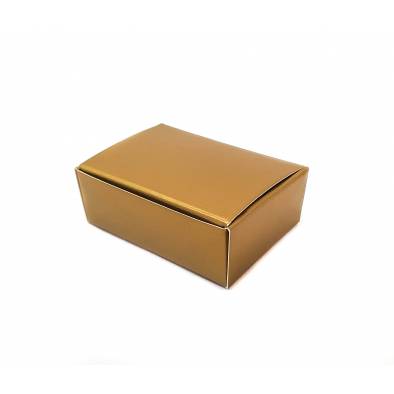 No. A-11 Plain Rectangle Box (Gold) (50pcs)