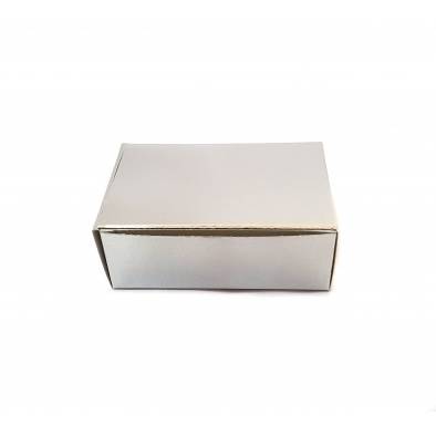 No. A-11 Plain Rectangle Box (Silver) (50pcs)