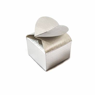 No. A-15 Rectangle Box (Silver) (50pcs)