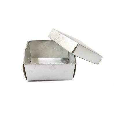 No. A-4 Rectangle Box (Silver) (50pcs)