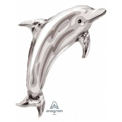 P30 Silver Dolphin A08437 Foil Balloon