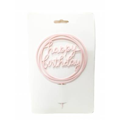 Acrylic Cake Topper (Birthday-04PK)