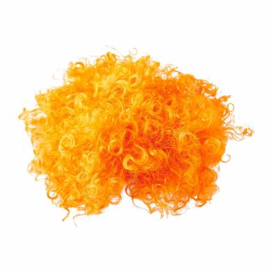 Afro Hair Wig (Orange)