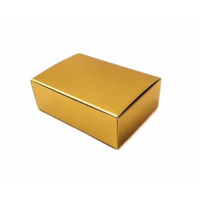 No. B-11 Plain Rectangle Box (Gold) (50pcs)