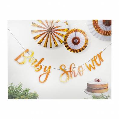 Baby Shower Letter Bunting JQ80279 (Silver)